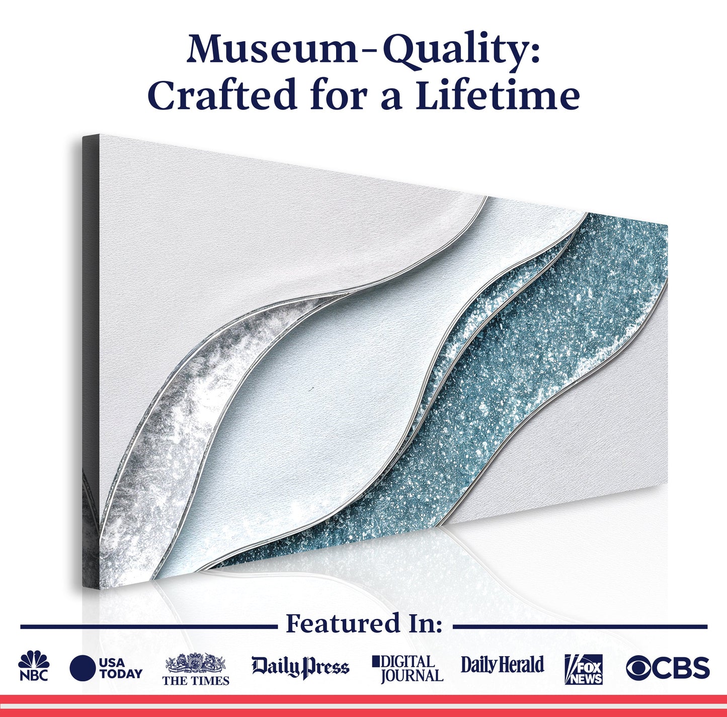 Lighter Waves Wall Art